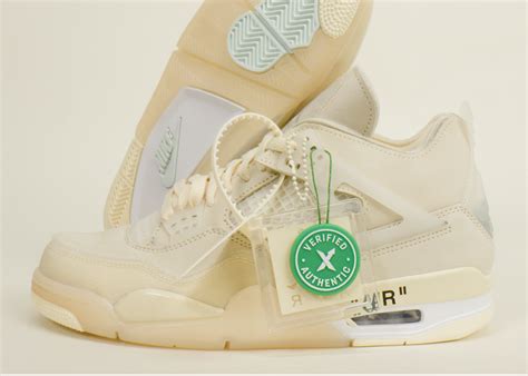 stockx jordan 4 off white
